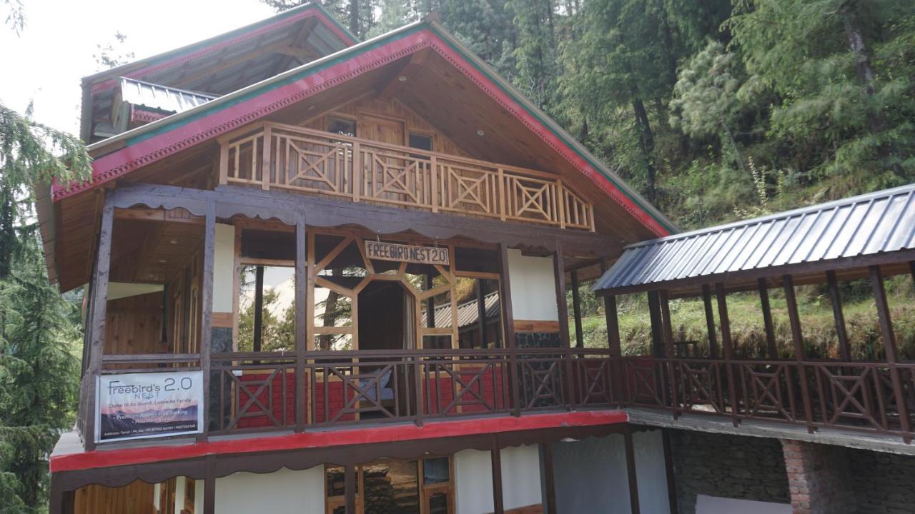 Freebird Nest 2 Stays & Cafe Jibhi Bagian luar foto